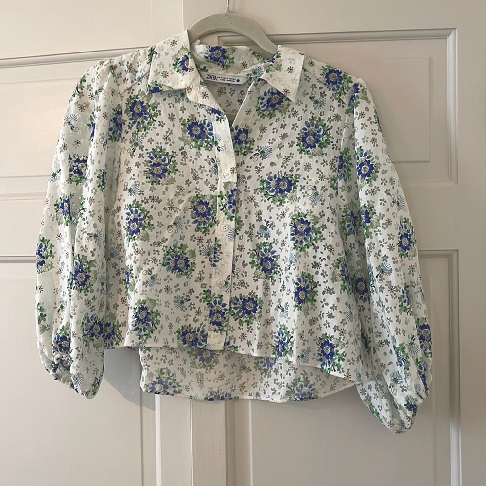 Beautiful Zara Blouse, Cropped Fit